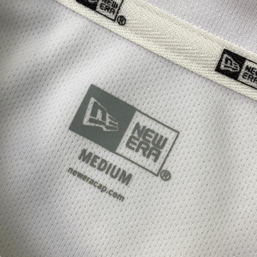NEW ERA ホワイト ポロシャツMEDIUM NEW ERA ニューエラ ×阪神タイガース 半袖ポロシャツ ホワイト系