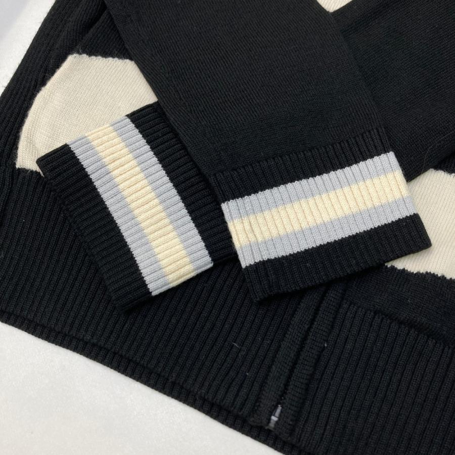 サイズ：M MUNSING WEAR マンシングウェア  ウール 裏地付 ニットジップジャケット  ブラック系 [240101474500] ゴルフウェア レディース ストスト MUNSING WEAR マンシングウェア ウール 裏地付 ニットジップ
