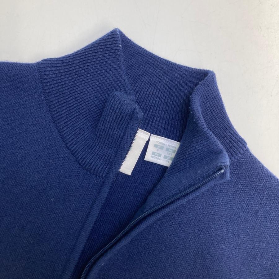 DESCENTE GOLF デサントゴルフ ウール混 ハーフジップ ニットセーター