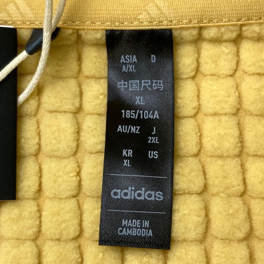 サイズ：2XL ADIDAS GOLF アディダスゴルフ IW2818 2024年 ハーフジップ ベスト  ベージュ系 [240101474672] ゴルフウェア メンズ ストスト 新品】ADIDAS GOLF アディダスゴルフ IW2818 2024年 ハーフ