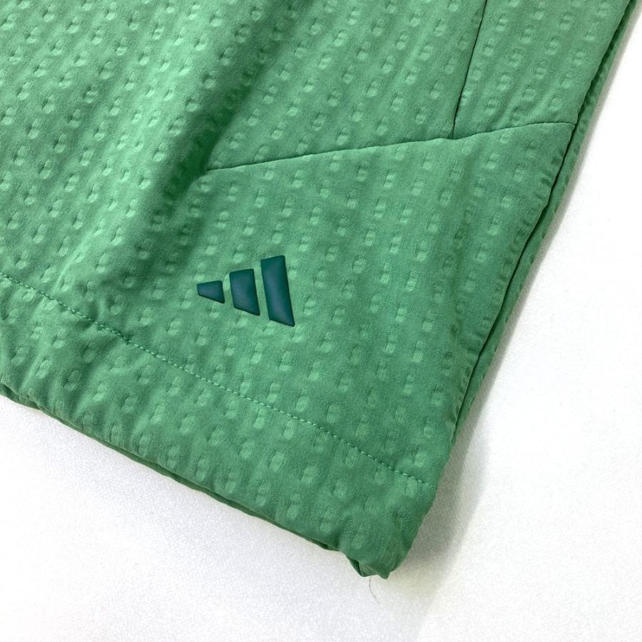 サイズ：2XL ADIDAS GOLF アディダスゴルフ IW2816 2024年 ハーフジップ ベスト  グリーン系 [240101474703] ゴルフウェア メンズ ストスト 新品】ADIDAS GOLF アディダスゴルフ IW2816 2024年 ハーフ