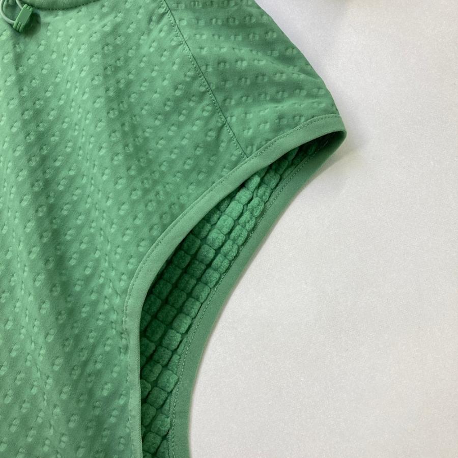 サイズ：M ADIDAS GOLF アディダスゴルフ IW2816 2024年 ハーフジップ ベスト  グリーン系 [240101474682] ゴルフウェア メンズ ストスト 新品】ADIDAS GOLF アディダスゴルフ IW2816 2024年 ハーフ