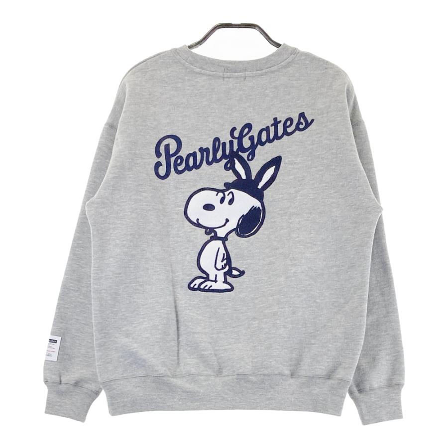 PEARLY GATES パーリーゲイツ PEANUTS 裏起毛 スウェットトレーナー
