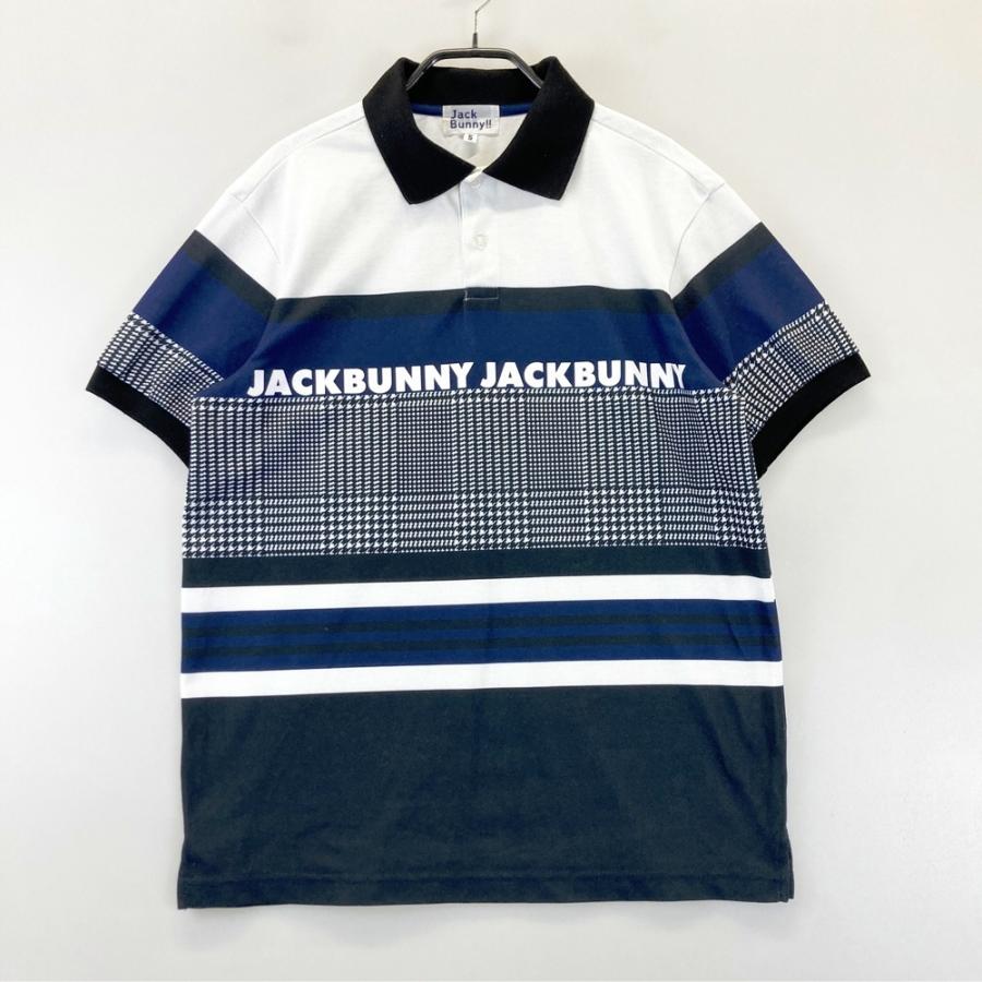 JACK BUNNY ジャックバニー 半袖ポロシャツ ホワイト系 3 ゴルフ