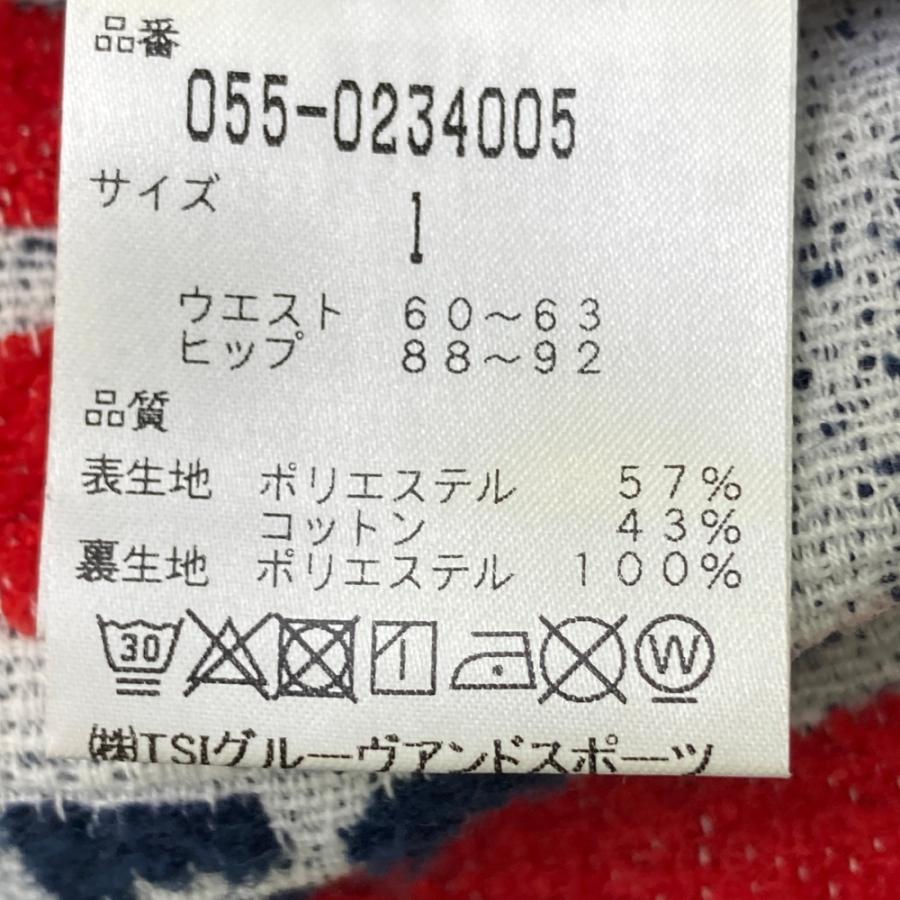 PEARLY GATES パーリーゲイツ 055-0234005 パイル スカート 星条旗総柄