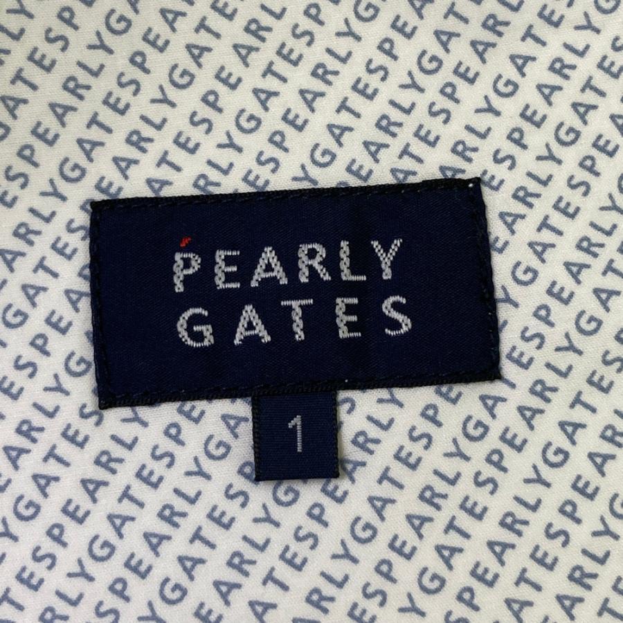PEARLY GATES パーリーゲイツ 055-1134514 ストレッチスカート ボーダー柄 ネイビー系 1 ゴルフウェア レディースの画像