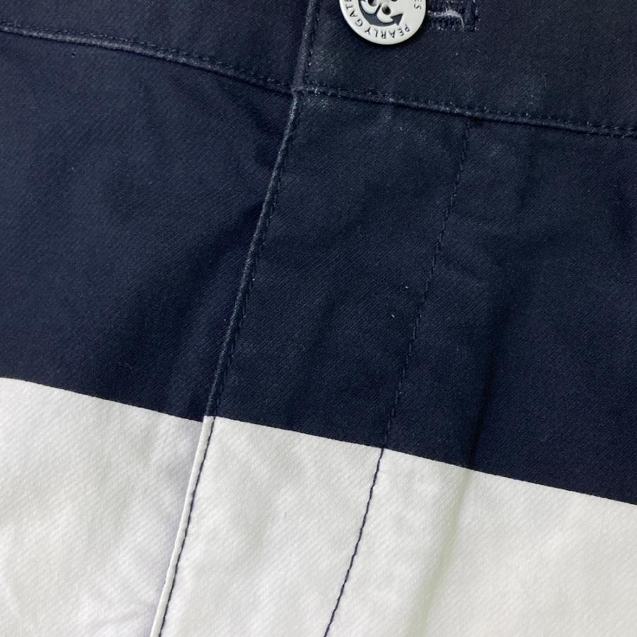 PEARLY GATES パーリーゲイツ 055-1134514 ストレッチスカート ボーダー柄 ネイビー系 1 ゴルフウェア レディースの画像