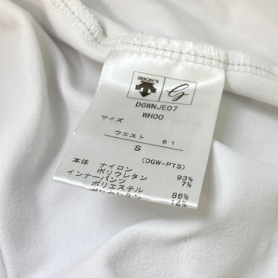 DESCENTE GOLF デサントゴルフ インナー付 スカート ホワイト系 S
