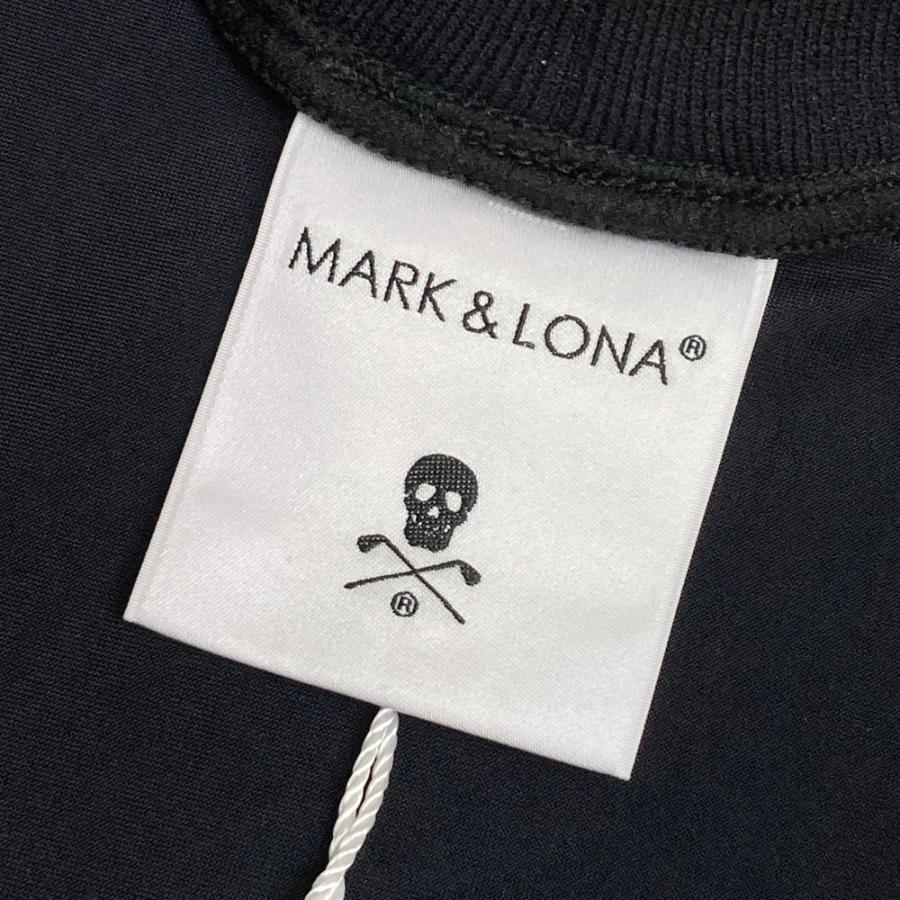 サイズ：46 MARK&LONA マークアンドロナ  モックネック長袖Tシャツ  ホワイト系 [240101360865] ゴルフウェア メンズ ストスト 新品】MARK&LONA マークアンドロナ 2025年モデル モックネック