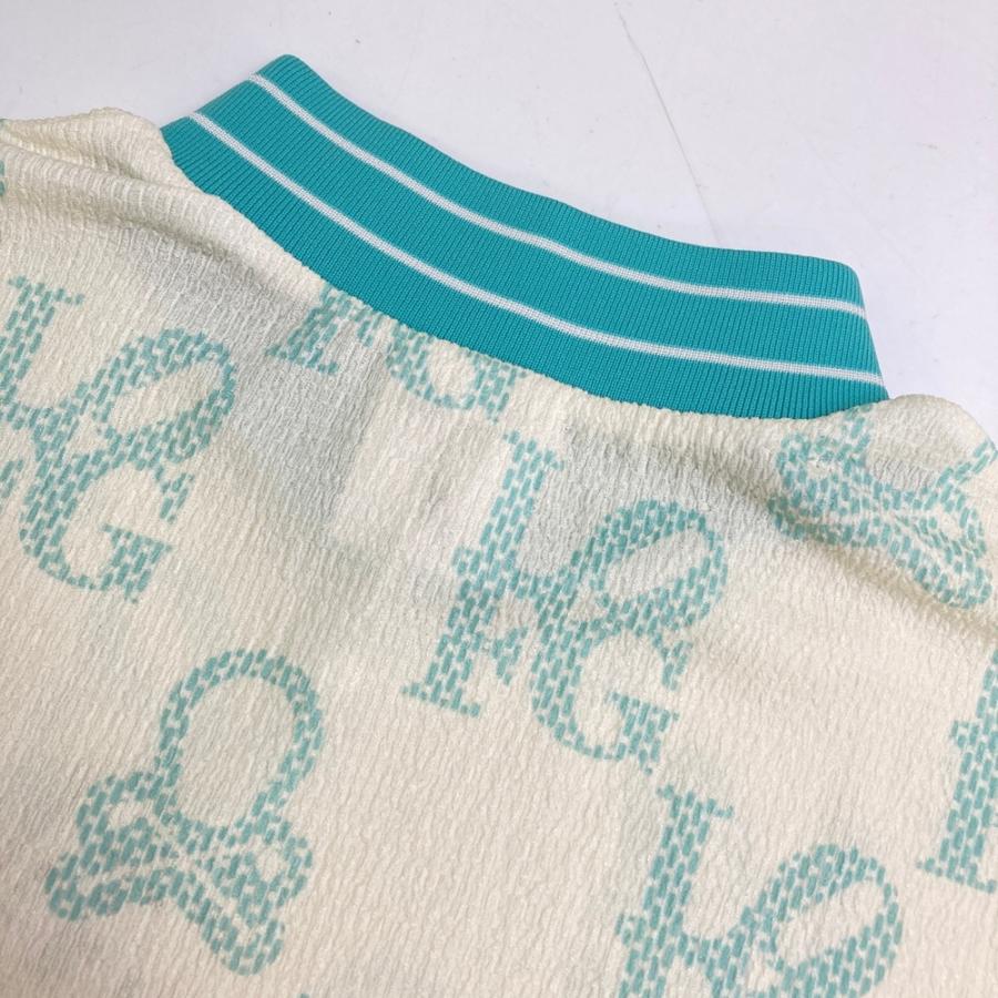 マークアンドロナ　サイズ38 イエロー　半袖　モックネック　丈短め　新品タグ付き マークアンドロナ サイズ38 イエロー 半袖 モックネック 丈短め