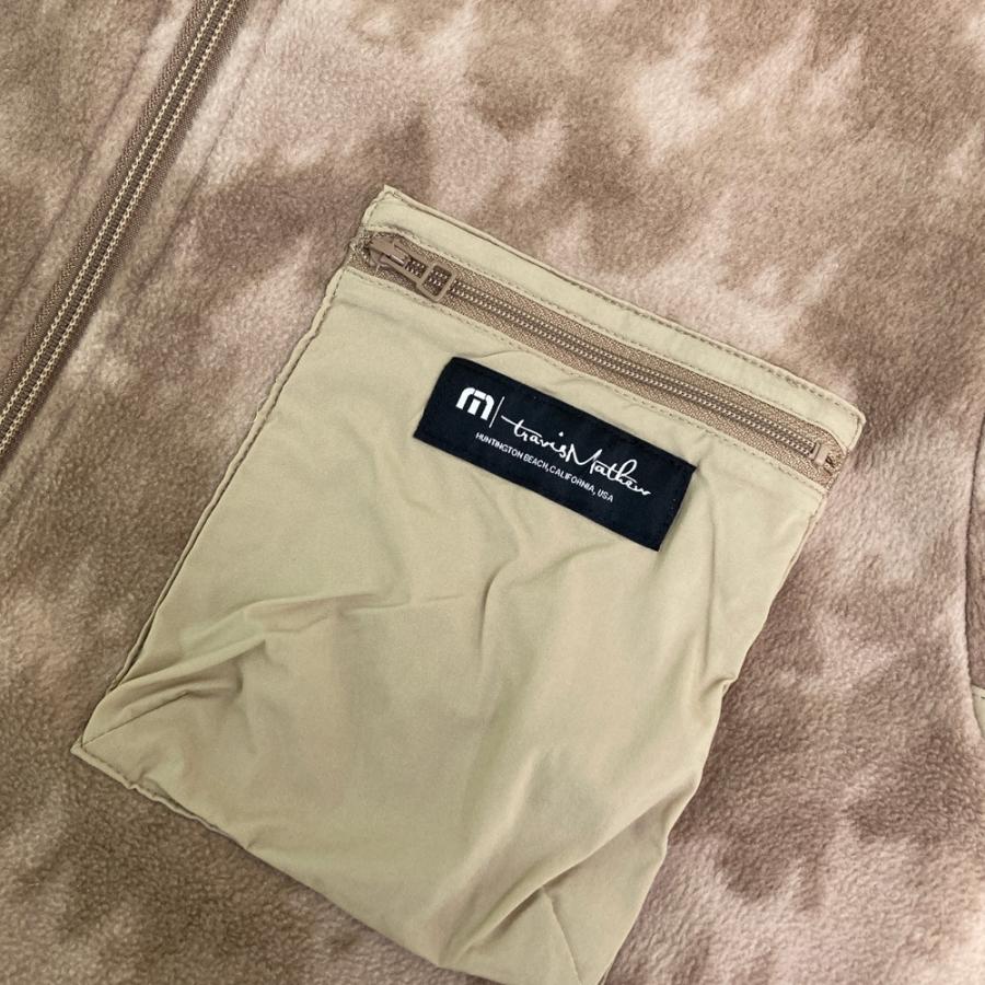 TRAVIS MATHEW トラビスマシュー フリース ジップジャケット 総柄