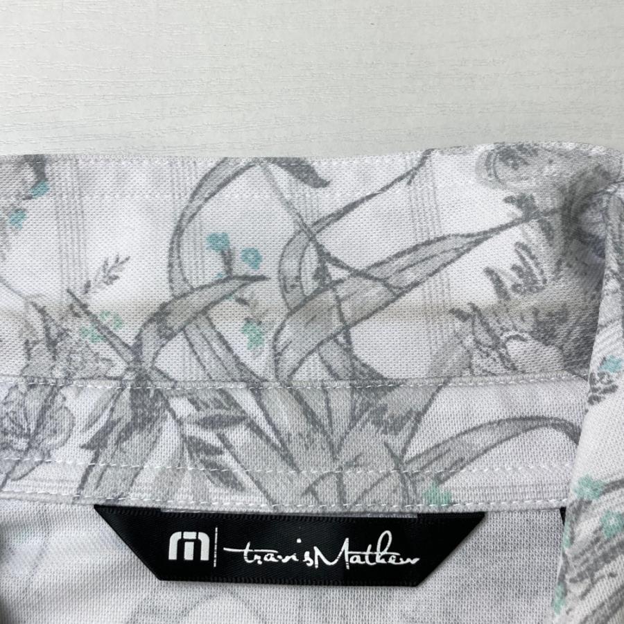 サイズ：XL TRAVIS MATHEW トラビスマシュー  半袖ポロシャツ 総柄 ホワイト系 [240101475652] ゴルフウェア メンズ ストスト トラヴィスマシュー（Travis Mathew）（メンズ）ゴルフウェア