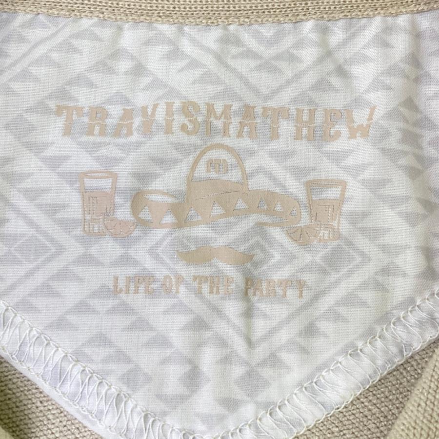 サイズ：M TRAVIS MATHEW トラビスマシュー  半袖ポロシャツ  ベージュ系 [240101476058] ゴルフウェア メンズ ストスト トラヴィスマシュー（Travis Mathew）（メンズ）ゴルフウェア