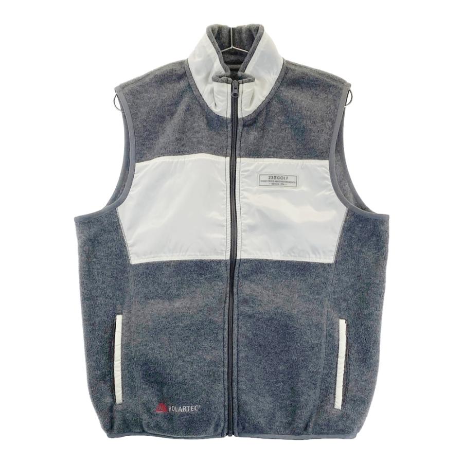 新品】23区GOLF 冬用裏フリース モックネック M ネイビー モックネック