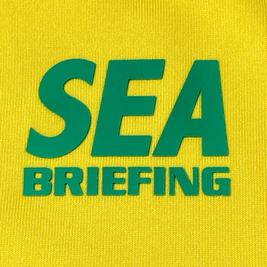 BRIEFING GOLF ブリーフィング WIND AND SEA 半袖ポロシャツ イエロー