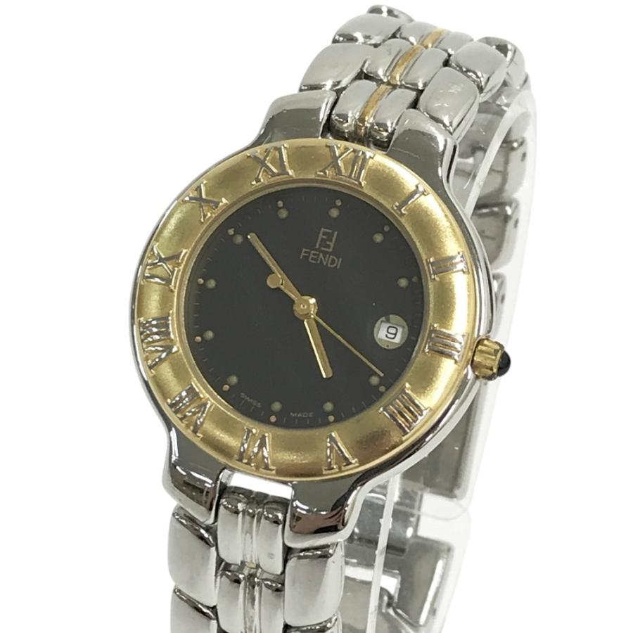FENDI フェンディ 000-503 900 J 腕時計 黒文字盤 ゴールド