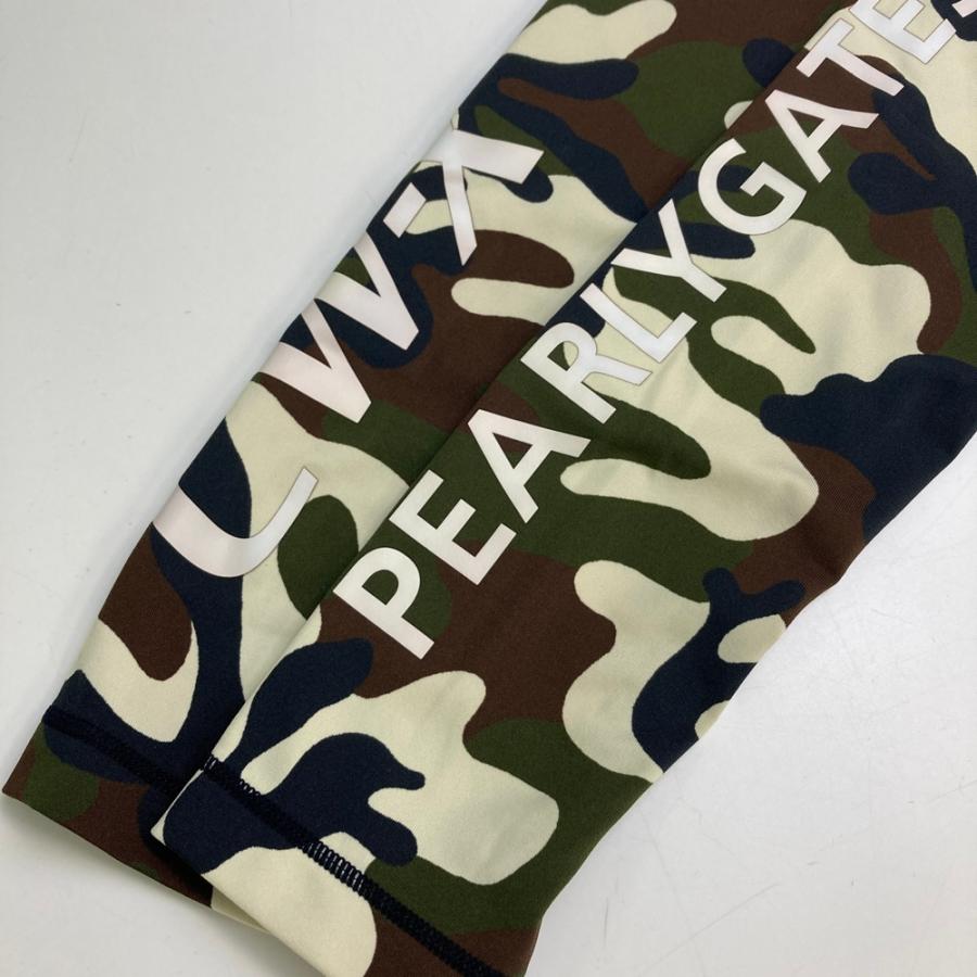 サイズ：6 PEARLY GATES パーリーゲイツ  ハイネック 裏起毛 長袖Tシャツ 迷彩 カモフラ柄 グレー系 [240101429968] ゴルフウェア メンズ ストスト PEARLY GATES パーリーゲイツ ハイネック 長袖インナーTシャツ