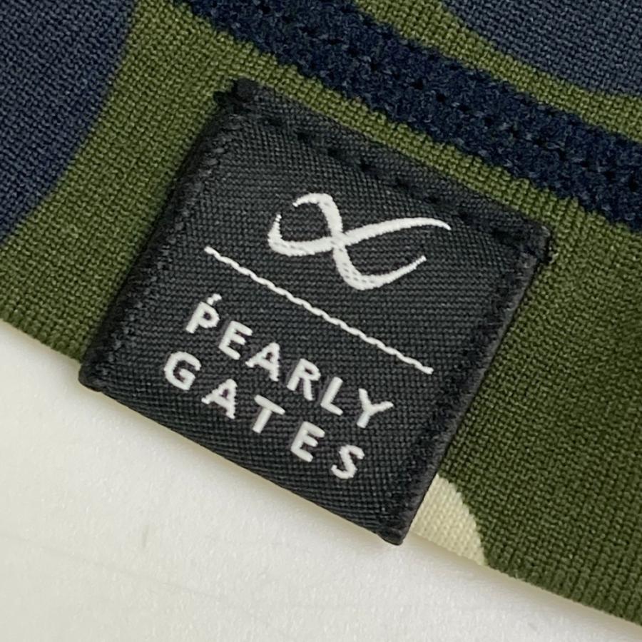サイズ：6 PEARLY GATES パーリーゲイツ  ハイネック 裏起毛 長袖Tシャツ 迷彩 カモフラ柄 グレー系 [240101429968] ゴルフウェア メンズ ストスト PEARLY GATES パーリーゲイツ ハイネック 長袖インナーTシャツ