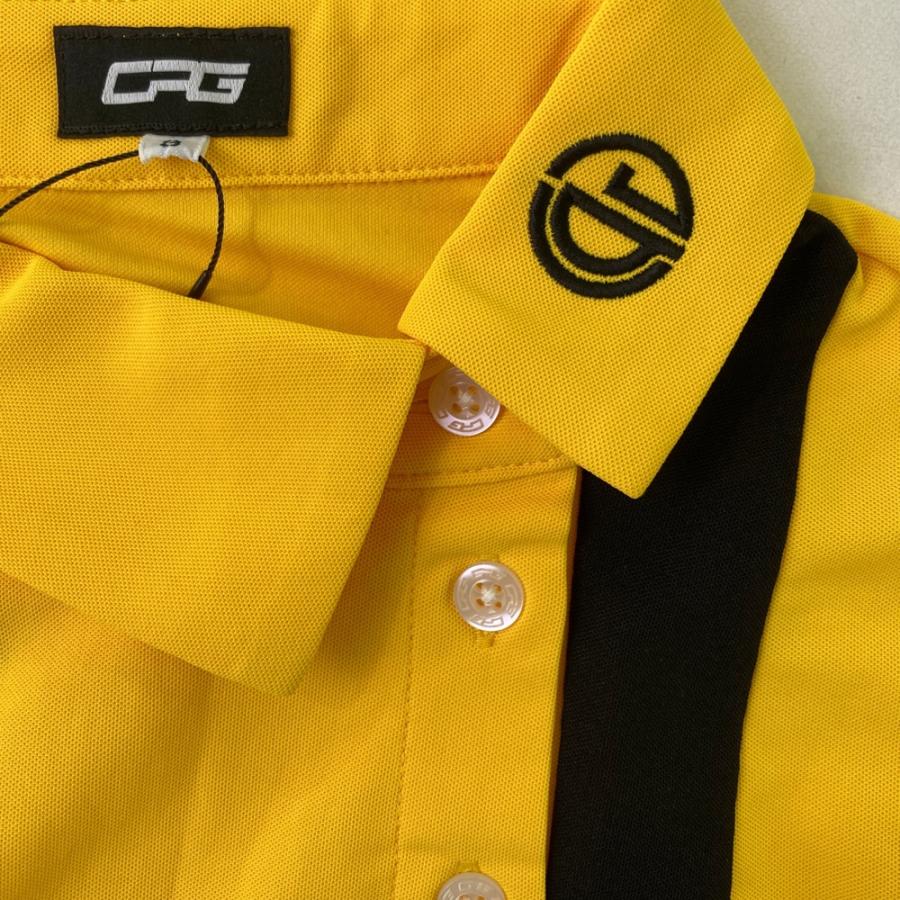 【新品】CPG GOLF シーピージーゴルフ 2023年モデル ノースリーブ ポロシャツ  イエロー系 3 ゴルフウェア レディースの画像