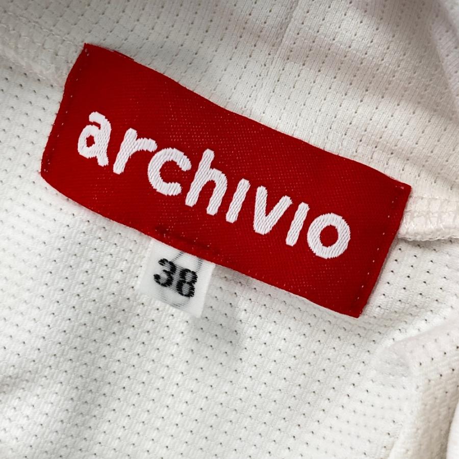ARCHIVIO アルチビオ ハイネック長袖Tシャツ ホワイト系 38