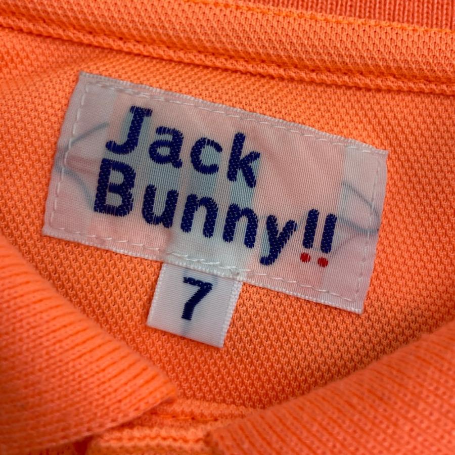 JACK BUNNY ジャックバニー 半袖ポロシャツ オレンジ系 7 ゴルフ