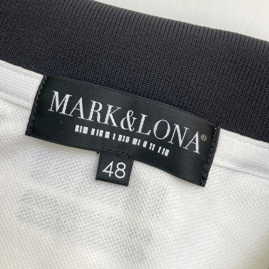 MARK&LONA マークアンドロナ 半袖ポロシャツ ホワイト系 48