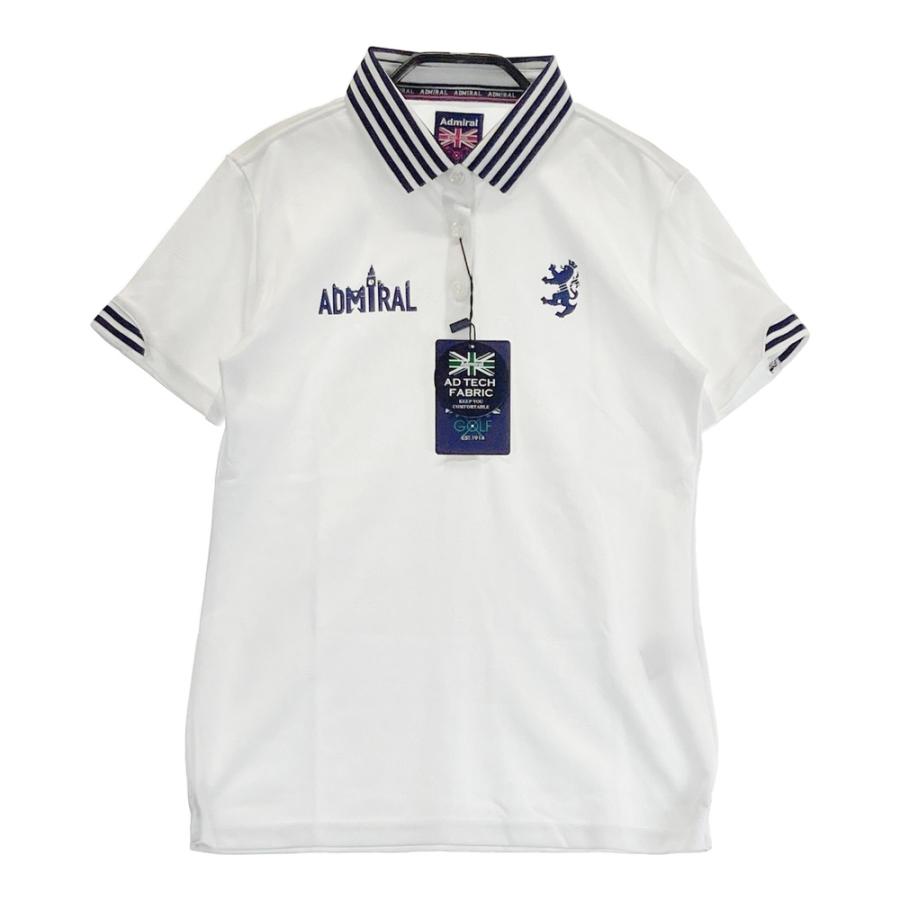 ☆Admiral AD TECH FABRIC ホワイトポロシャツ ☆Admiral AD TECH FABRIC ホワイトポロシャツ Admiral ポロシャツ