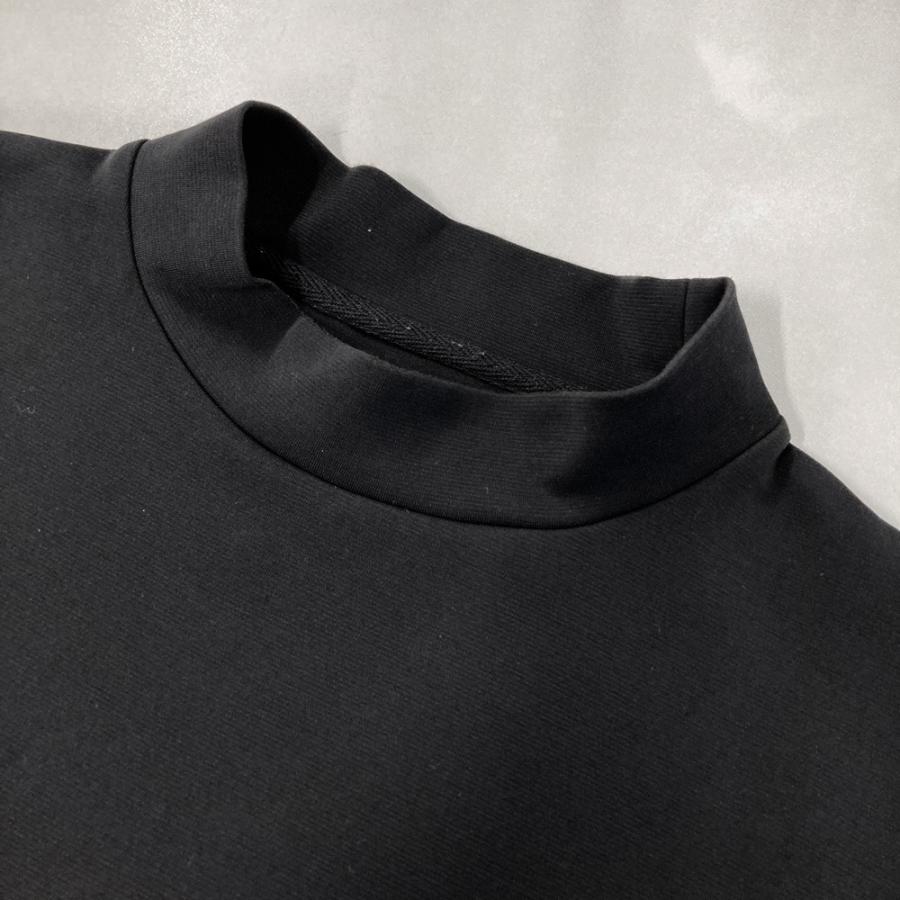 サイズ：M/L LOCAL GOLF　ローカルゴルフ  ハイネック長袖Tシャツ  ブラック系 [240101478036] ゴルフウェア メンズ ストスト LOCAL GOLF ローカルゴルフ ハイネック長袖Tシャツ ブラック系 M