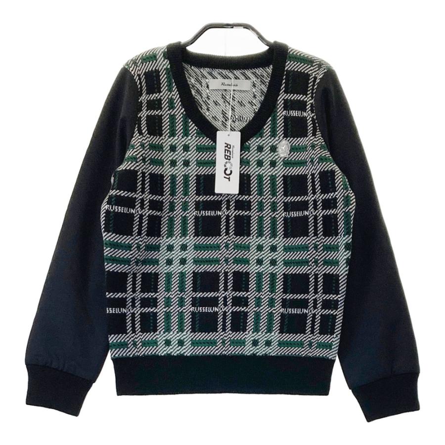 Russeluno（ラッセルノ） 【新品】RUSSELUNO ウール混 袖切替 ニット