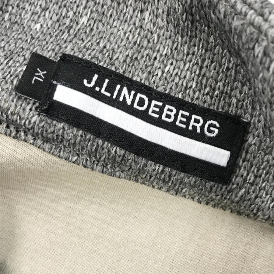 サイズ：XL J.LINDEBERG ジェイリンドバーグ  ニットジャケット  グレー系 [240101478229] ゴルフウェア メンズ ストスト J.LINDEBERG ジェイリンドバーグ ニットジャケット グレー系 XL