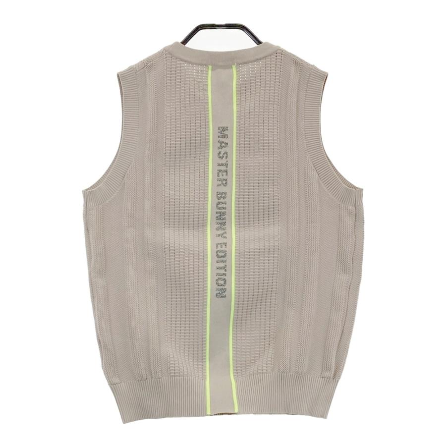 MASTER BUNNY EDITION ベージュ ベスト サイズ0 MASTER BUNNY EDITION マスターバニーエディション 裏地付ジップ