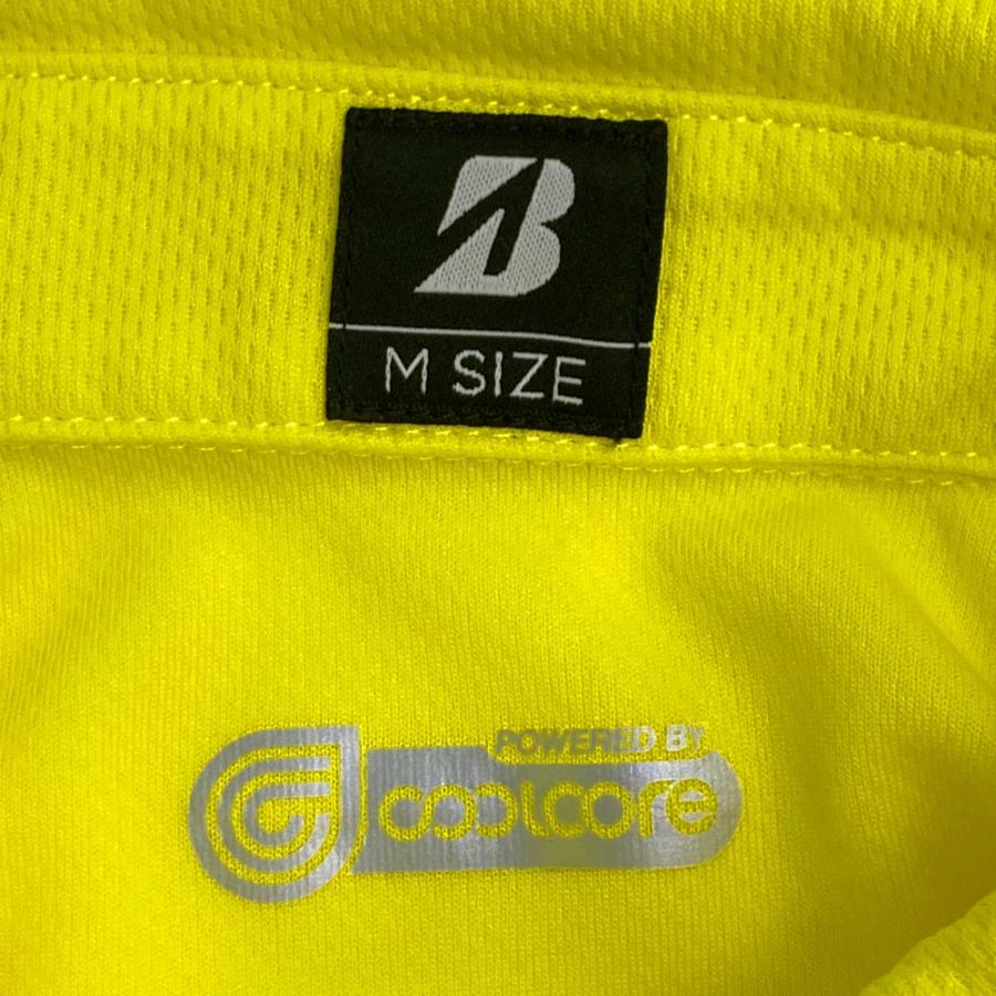 ブリヂストンゴルフ　ポロシャツ　半袖　イエロー　XLサイズ BRIDGESTONE GOLF ブリヂストンゴルフ 半袖ポロシャツ 総柄