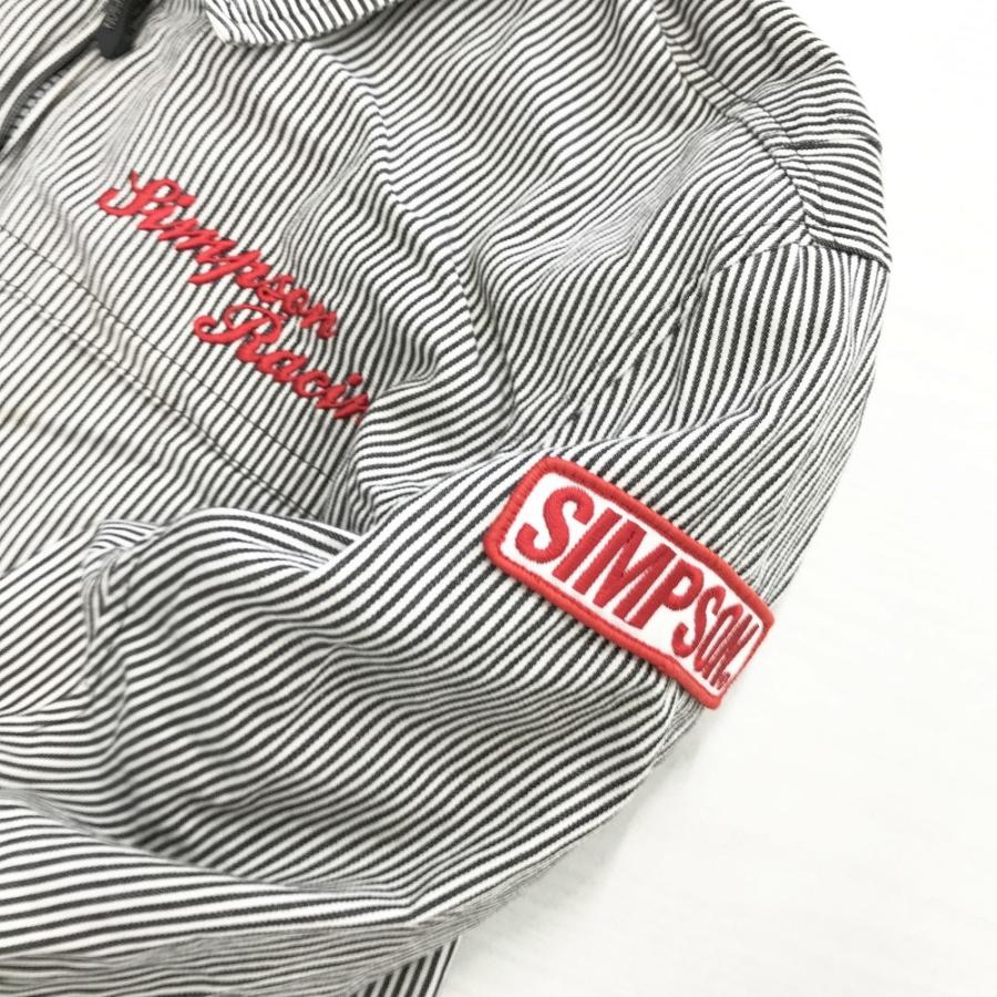 SIMPSON シンプソン コットン ライディングジャケット ホワイト系 L