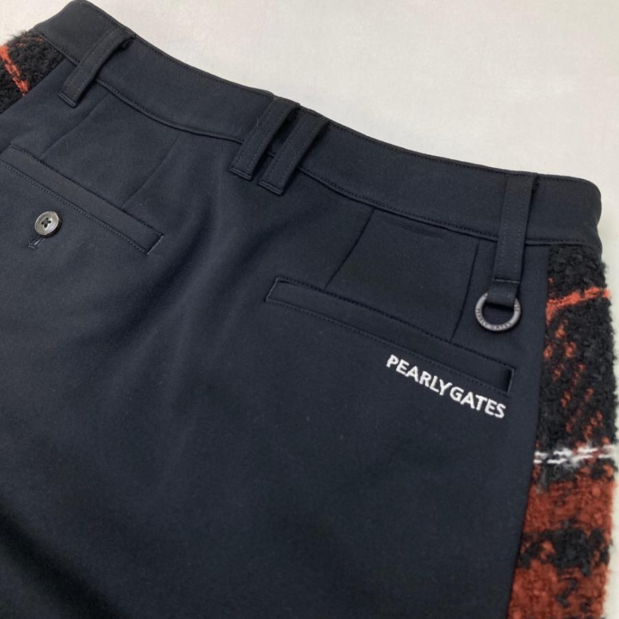 PEARLY GATES パーリーゲイツ 2023年モデル スカート チェック柄 ブラック系 1 ゴルフウェア レディースの画像