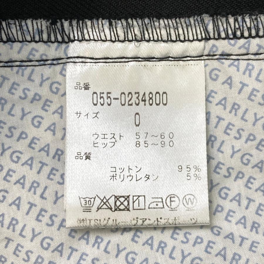 PEARLY GATES パーリーゲイツ ストレッチスカート ブラック系 0