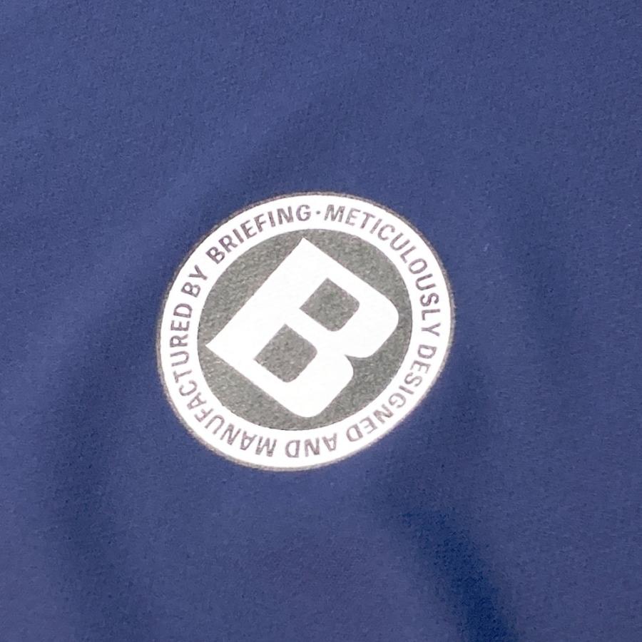 サイズ：XL BRIEFING GOLF ブリーフィング 2023年モデル ハイネック 半袖Tシャツ  ネイビー系 [240101479492] ゴルフウェア メンズ ストスト BRIEFING GOLF ブリーフィング 2023年モデル ハイネック 半袖T