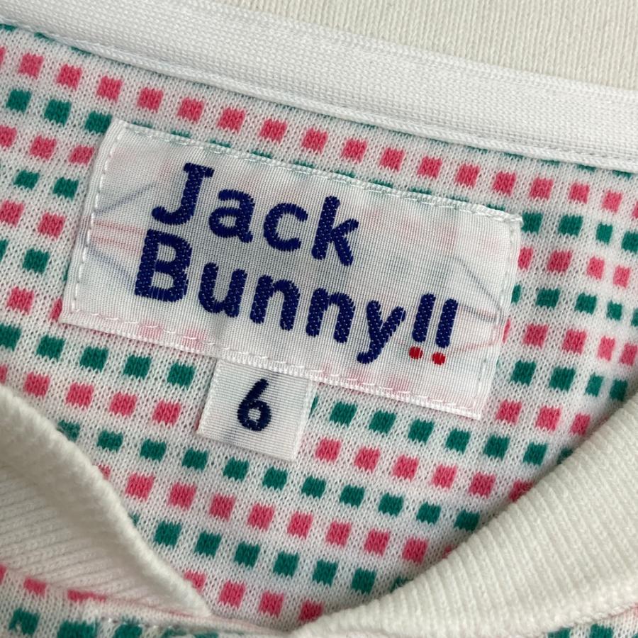 サイズ：6 JACK BUNNY ジャックバニー  半袖ポロシャツ  ピンク系 [240101442906] ゴルフウェア メンズ ストスト JACK BUNNY ジャックバニー 半袖ポロシャツ 総柄 ピンク系 6