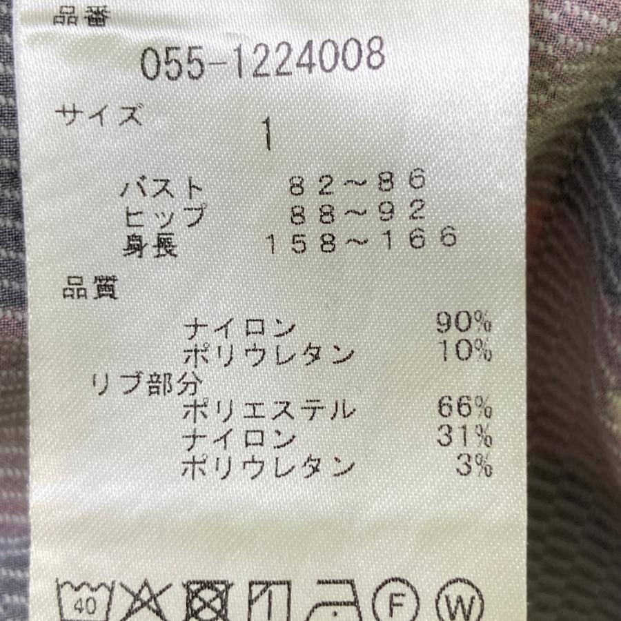 PEARLY GATES パーリーゲイツ 長袖オールインワン チェック柄 レッド系
