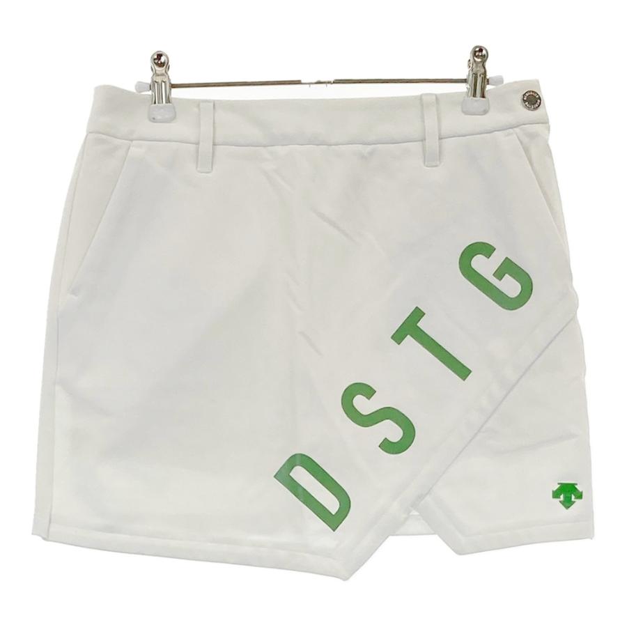 サイズ：64/M DESCENTE GOLF デサントゴルフ  インナー付 ストレッチスカート  ホワイト系 [240101444032] ゴルフウェア レディース ストスト DESCENTE GOLF デサントゴルフ インナー付 ストレッチスカート