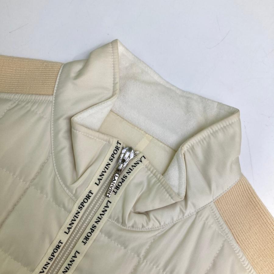 LANVIN SPORT ランバン スポール 中綿ベスト ホワイト系 38 ゴルフ
