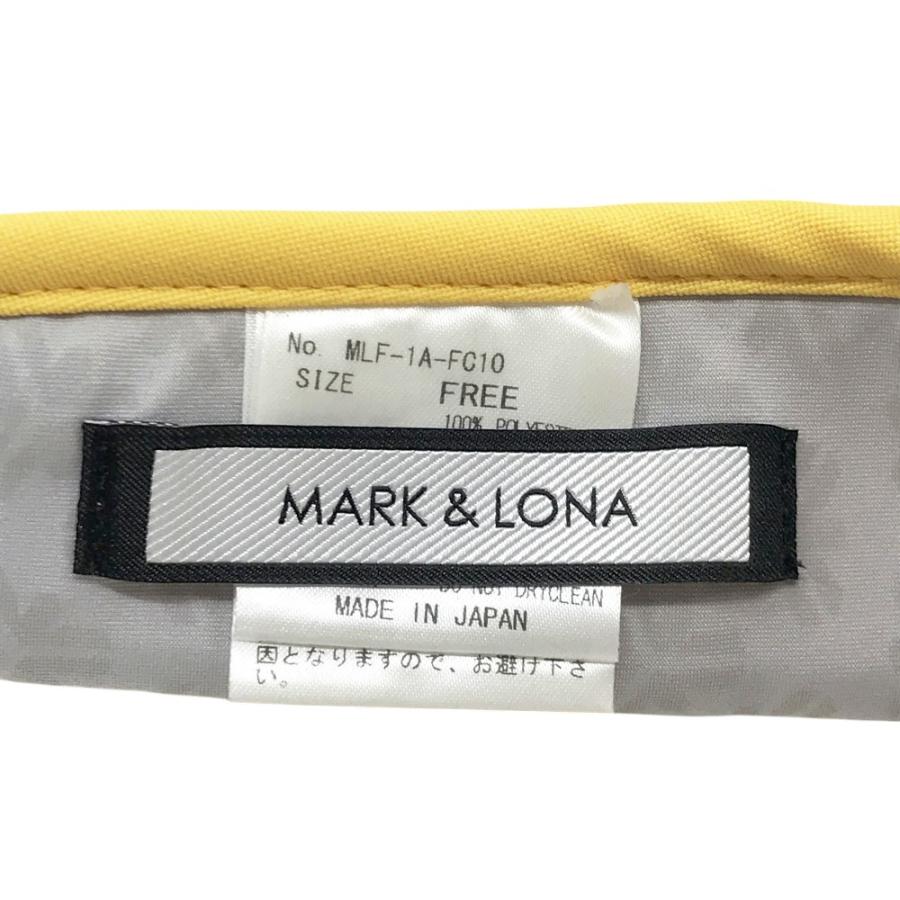 MARK&LONA マークアンドロナ ロゴ入り サンバイザー イエロー系 FREE
