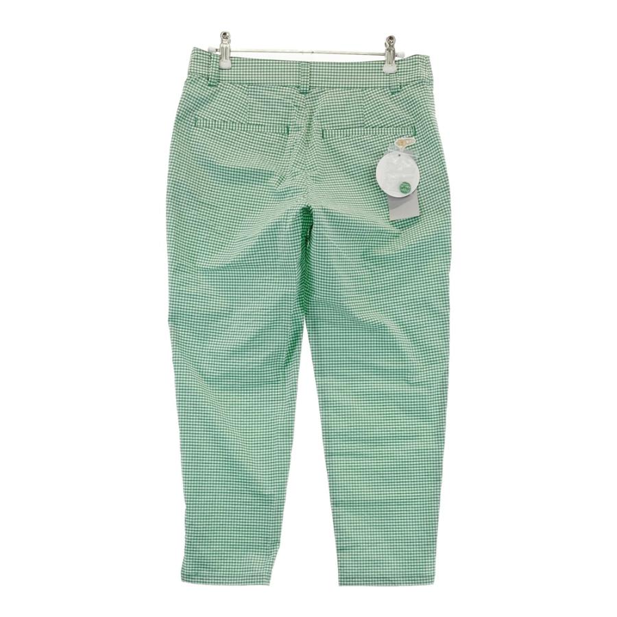 【新品】BEAMS GOLF ビームスゴルフ 2024年モデル クロップドパンツ チェック柄 グリーン系 S ゴルフウェア レディースの画像