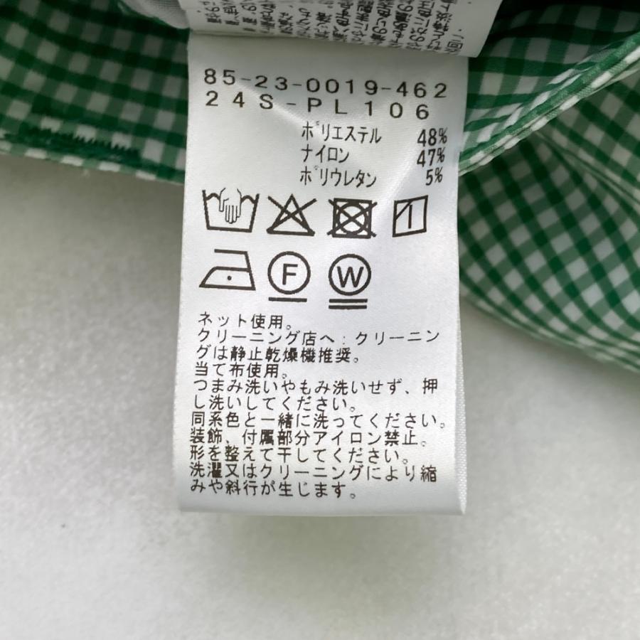 【新品】BEAMS GOLF ビームスゴルフ 2024年モデル クロップドパンツ チェック柄 グリーン系 S ゴルフウェア レディースの画像
