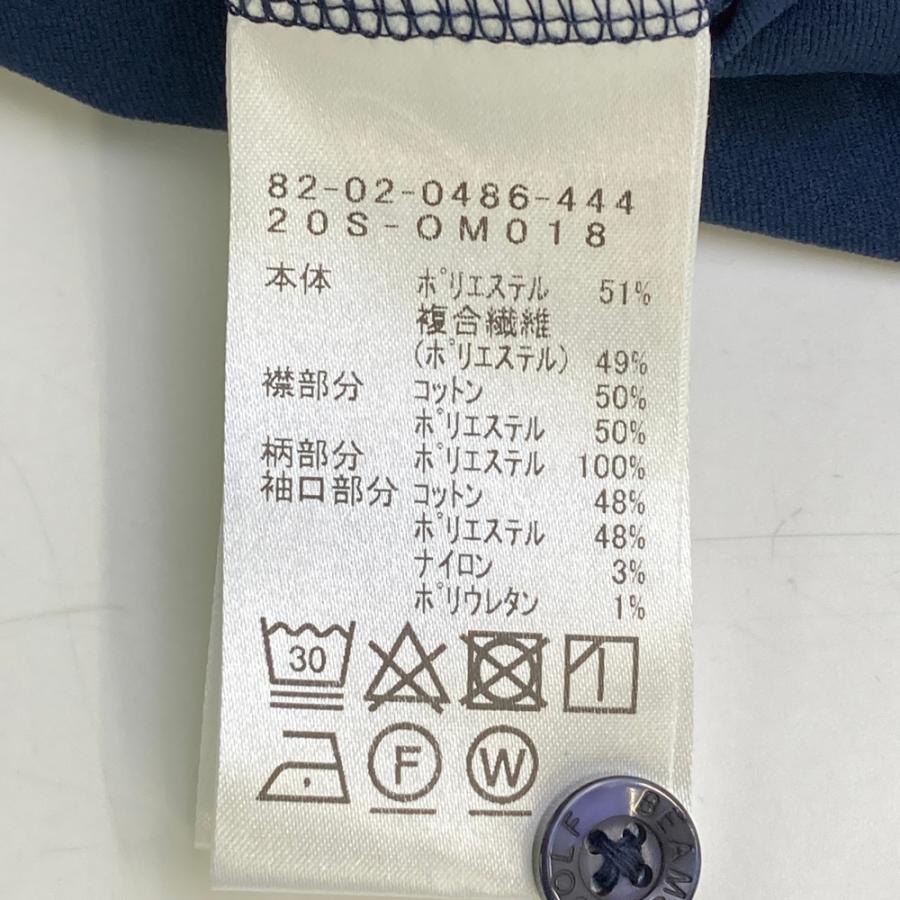 サイズ：S BEAMS GOLF ビームスゴルフ  半袖ポロシャツ 刺繍  ネイビー系 [240101480250] ゴルフウェア メンズ ストスト BEAMS GOLF（ビームス ゴルフ） 【新品】BEAMS GOLF 半袖ポロシャツ
