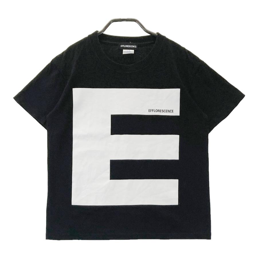EFFLORESCENCE エフロレッセンス 半袖Tシャツ Eプリント ブラック系 XS