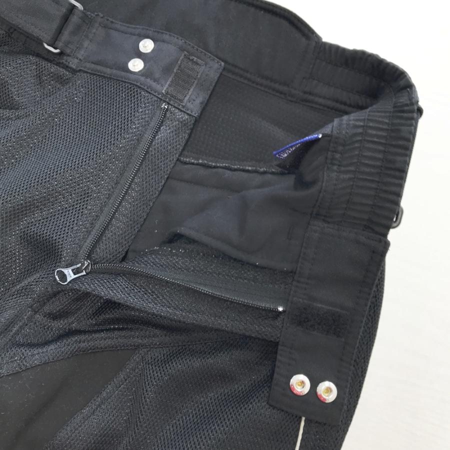 KUSHITANI クシタニ K-2152 ライディング メッシュパンツ ブラック系 L