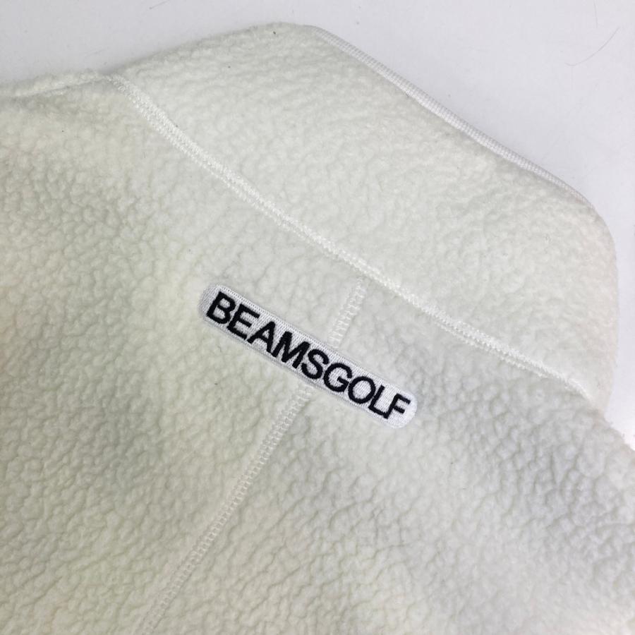 BEAMS GOLF ビームスゴルフ POLARTEC ボアジップジャケット ホワイト系