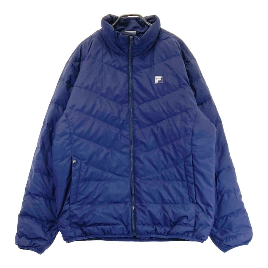FILA GOLF フィラゴルフ ダウンジャケット ネイビー系 LL ゴルフウェア