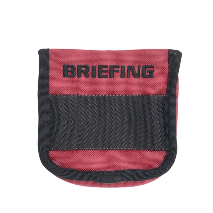 Briefing　パターカバー　ホリデーコレクション（赤） BRIEFING GOLF ブリーフィング パターカバー マレット型 レッド