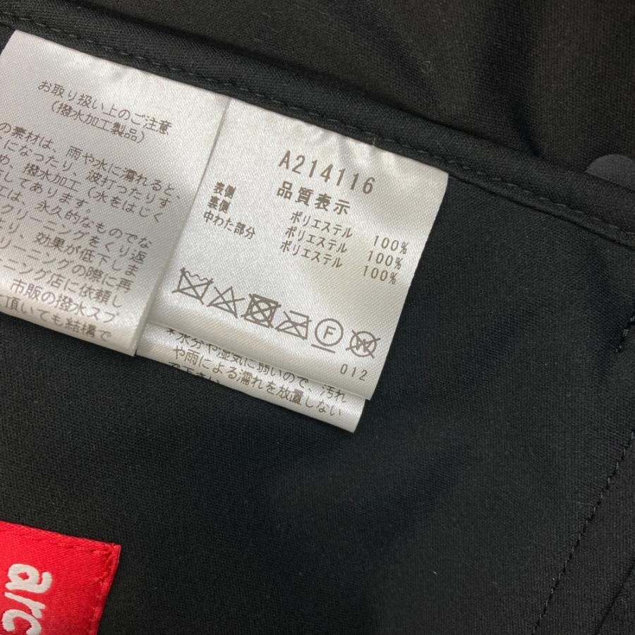 未使用級　近年　アルチビオ　中綿　総柄　ベスト　ブラック　40　L ARCHIVIO アルチビオ 中綿ベスト 総柄 ブラック系 40 ゴルフ